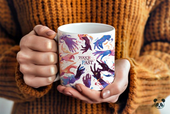 Bringing the TOUCH of the PAST Ghost Mug Wrap to Life in Your Sublimation Projects