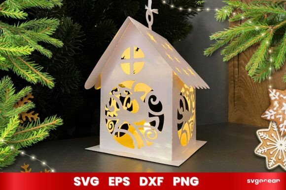 Evaluating the Christmas Village House Lantern SVG for Laser Cutting Projects