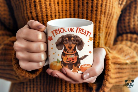 Evaluating the Dachshund Trick or Treat 3D Mug Wrap 2 for Sublimation Projects