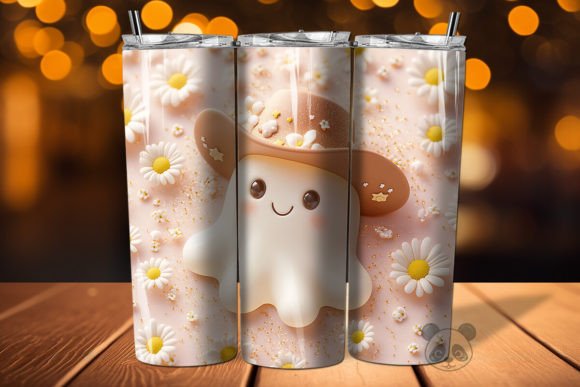 Ghost Wearing Cowboy Hat 3D Tumbler Wrap: A Practical Guide for Sublimation Creators