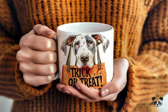 Great Dane Trick or Treat 3D Mug Wrap