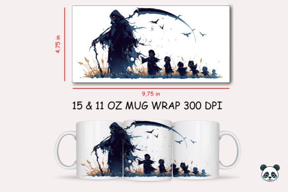 Halloween Papa Ghost Mug Wrap: A Guide to Spooky Sublimation Designs
