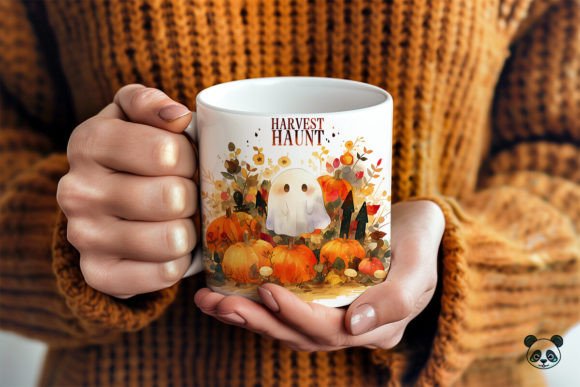 HARVEST HAUNT Cute Ghost Mug Wrap: A Guide to 3D Sublimation Design