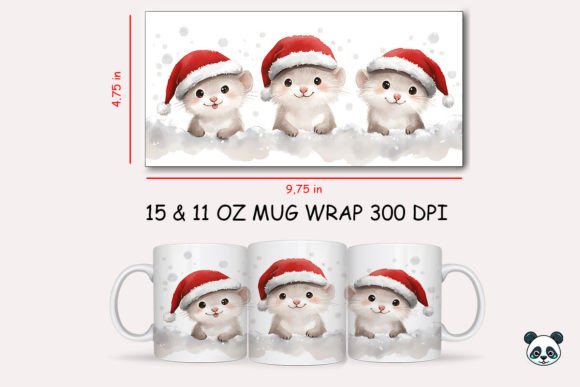 Mastering the Christmas Ermine Mug Wrap 1 for Flawless Sublimation Results