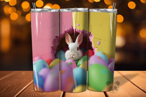 Mastering the Easter Rabbit Colorful 3D Tumbler Wrap for Professional Sublimation Workflows