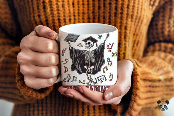The Graduate Skeleton Mug Wrap